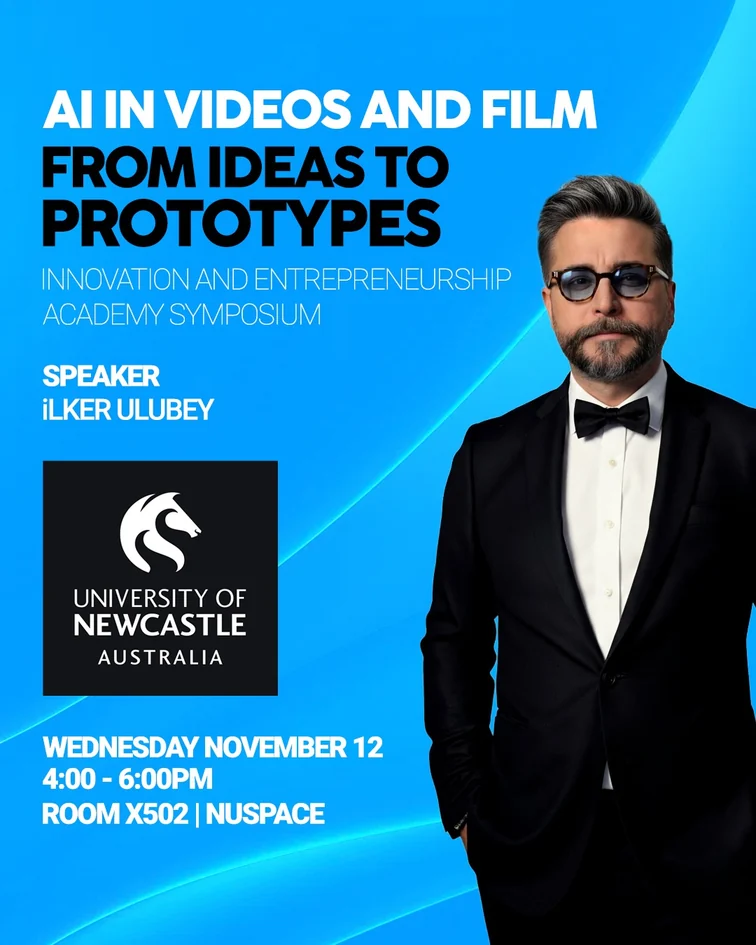 University Of Newcastle AI in Videos and Film konuşmacı afişi